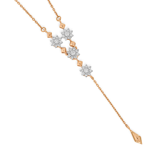 Tanishq 18KT Diamond Necklace for Women 3