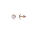 Classic Diamond Circle Stud Earrings 2