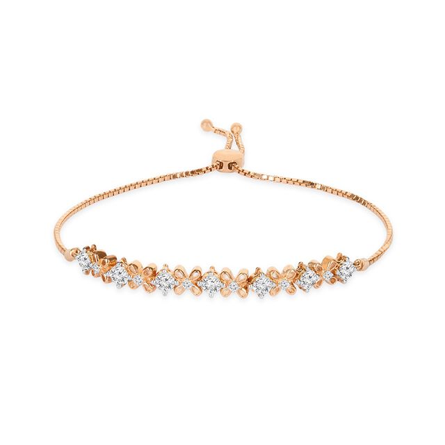 Tanishq 18KT Diamond Bracelet for Women 
