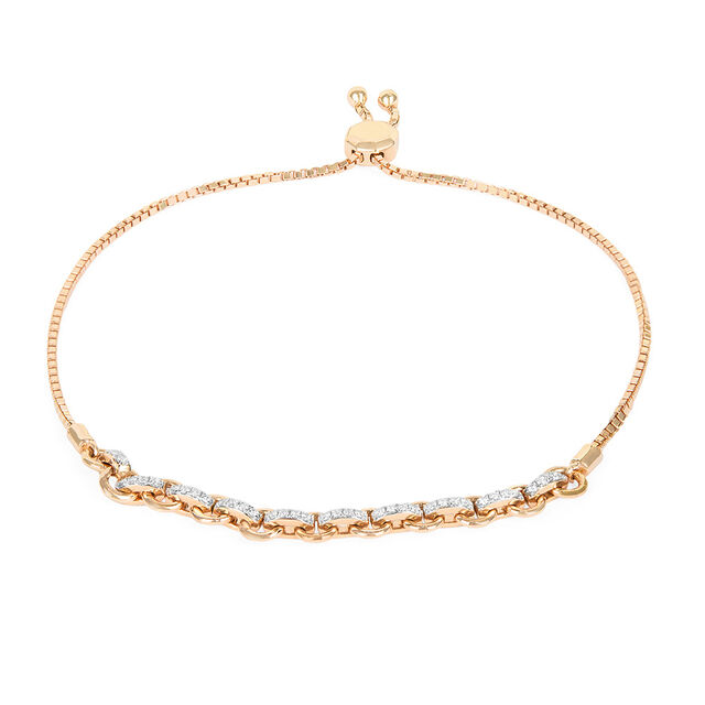 Tanishq 18KT Diamond Bracelet for Women 