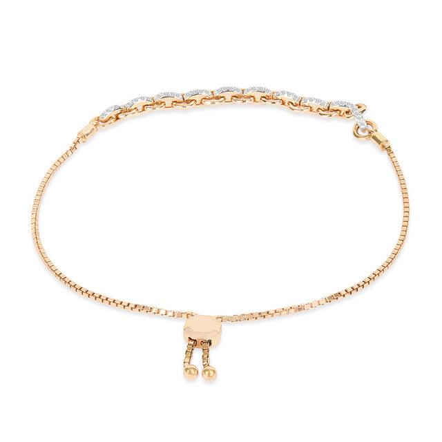 Tanishq 18KT Diamond Bracelet for Women 3