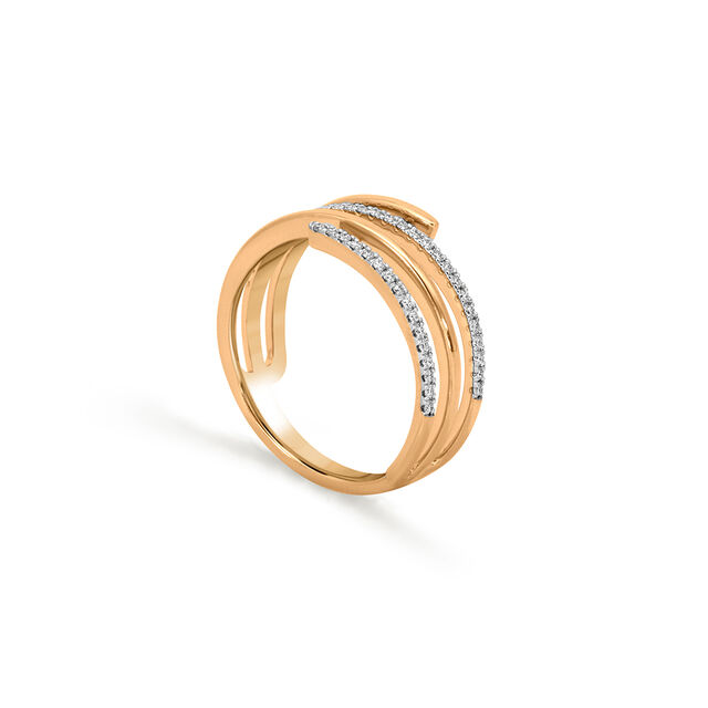 Tanishq 18KT Diamond Finger Ring for Women