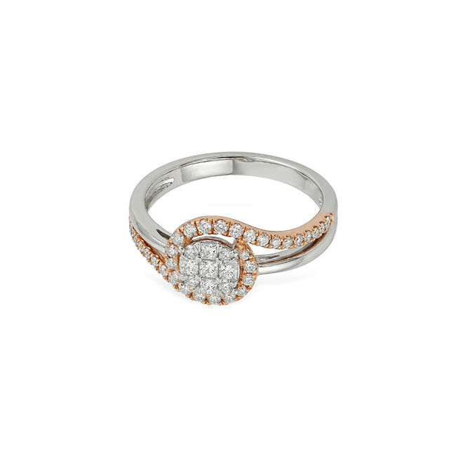Tanishq 18KT Diamond Finger Ring for Women