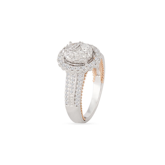 Tanishq 18KT Diamond Finger Ring for Women 3