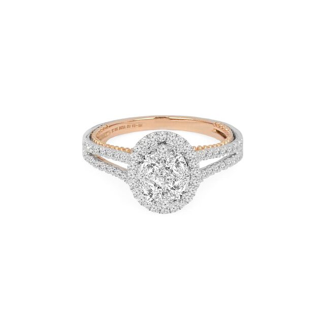 Tanishq 18KT Diamond Finger Ring for Women 