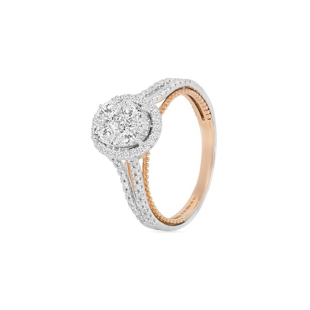 Tanishq 18KT Diamond Finger Ring for Women 2
