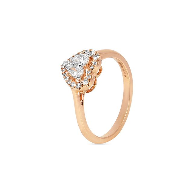 Tanishq 18KT Diamond Finger Ring for Women 3