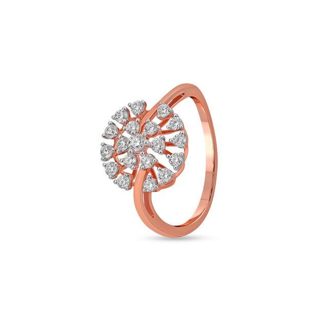 Tanishq 18 Karat Diamond Finger Ring for Women