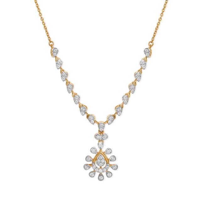Tanishq 18KT Diamond Necklace 