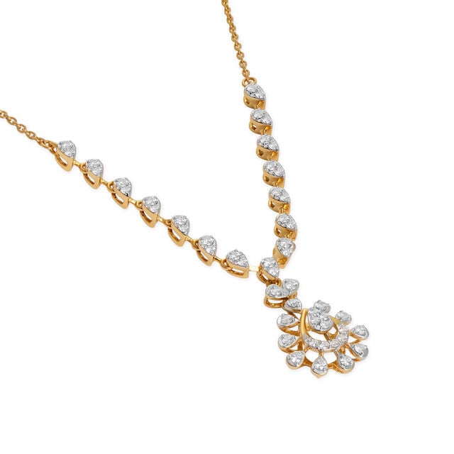 Tanishq 18KT Diamond Necklace 3