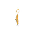 Tanishq 18 Karat Diamond Pendant and Earrings Set for Women 2