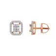 Tanishq 18 Karat Diamond Pendant and Earrings Set for Women 2