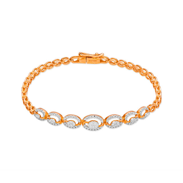 Tanishq 18 Karat Diamond Bracelet for Women 