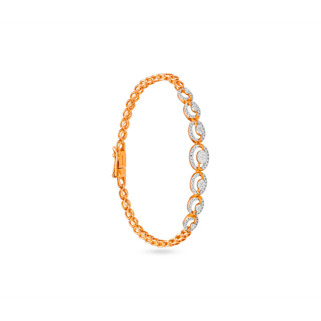 Tanishq 18 Karat Diamond Bracelet for Women 4