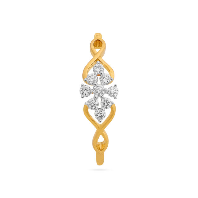 Tanishq 18 KT Diamond Finger Ring for Women