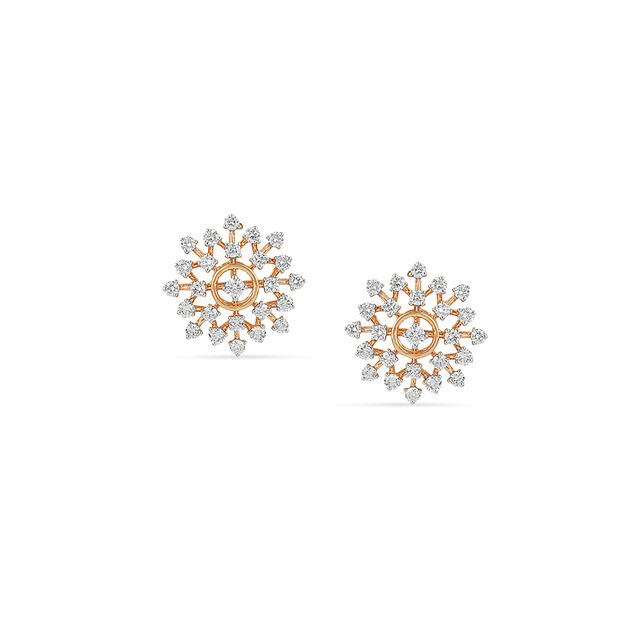 Tanishq 18KT Diamond Earrings for Women 