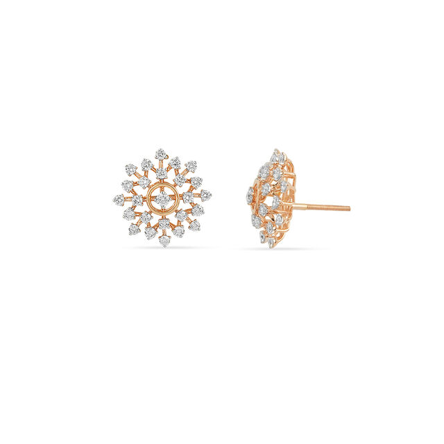 Tanishq 18KT Diamond Earrings for Women 3