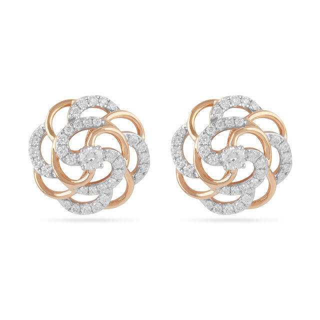 Tanishq 18 Karat Diamond Earrings for Women 2