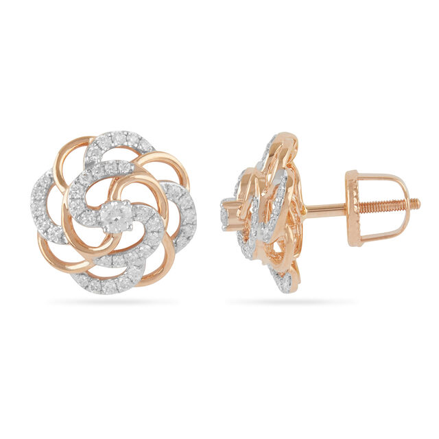 Tanishq 18 Karat Diamond Earrings for Women 4