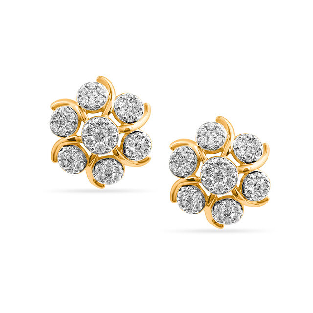 Tanishq Diamond Earrings 