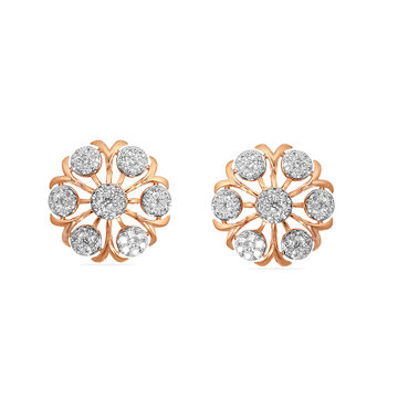 Tanishq 18 KT Diamond Earrings for Women