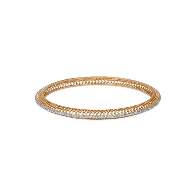 Tanishq 18 Karat Diamond Bangle for Women 3