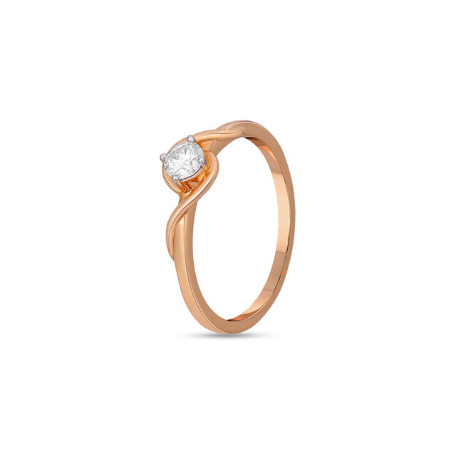 Tanishq 18 Karat Diamond Finger Ring for Women