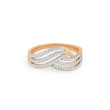 Tanishq 18KT Diamond Finger Ring for Women