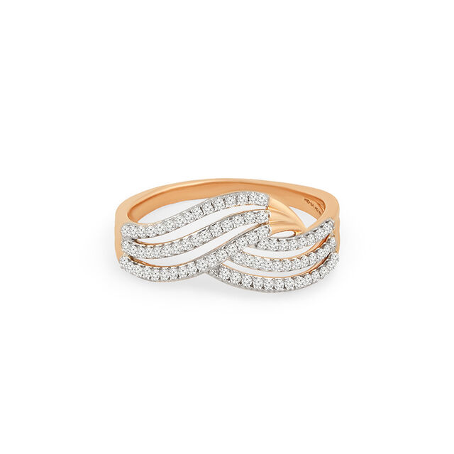 Tanishq 18KT Diamond Finger Ring for Women 