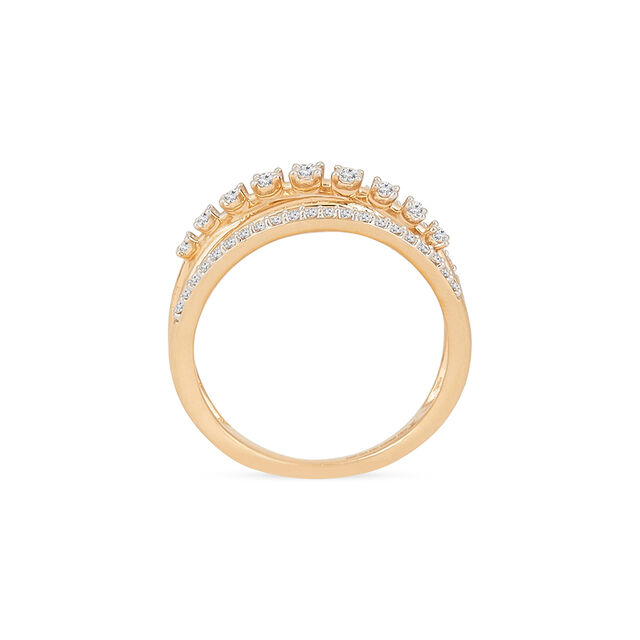 Tanishq 18KT Diamond Finger Ring for Women 4