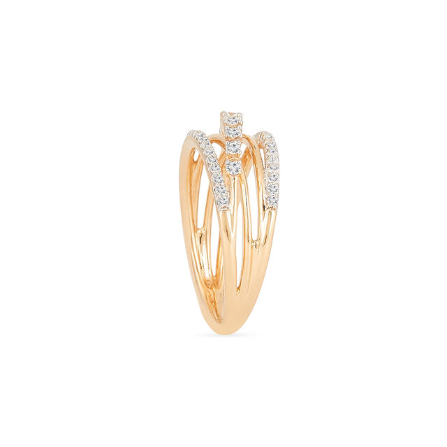 Tanishq 18KT Diamond Finger Ring for Women 5