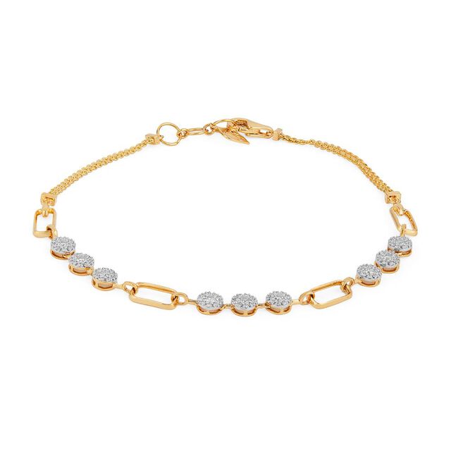 Tanishq 18KT Diamond Bracelet for Women 