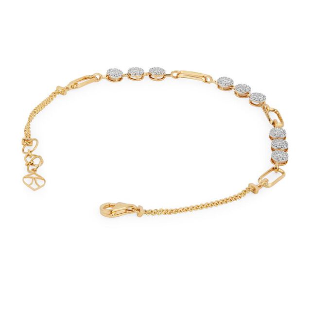 Tanishq 18KT Diamond Bracelet for Women 3