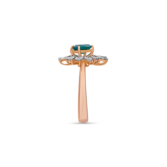 Tanishq 18 Karat Diamond Finger Ring for Women