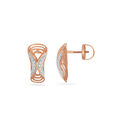Curved Diamond Earrings 3
