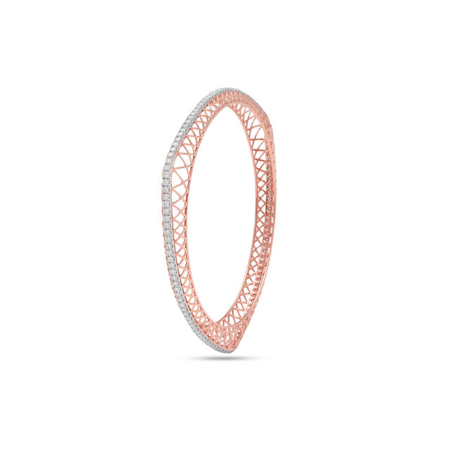 Lattice Brilliance Diamond Bangle 
