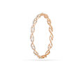 White and Rose Gold Harmony Bangle 2