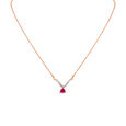 Tanishq 18 Karat Diamond Necklace Set for Women 6