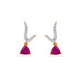 Tanishq 18 Karat Diamond Necklace Set for Women 3