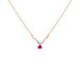 Tanishq 18 Karat Diamond Necklace Set for Women 5
