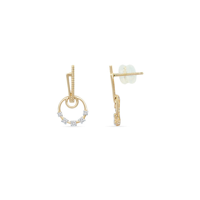 Tanishq 18KT Diamond Drop Earrings for Women 3