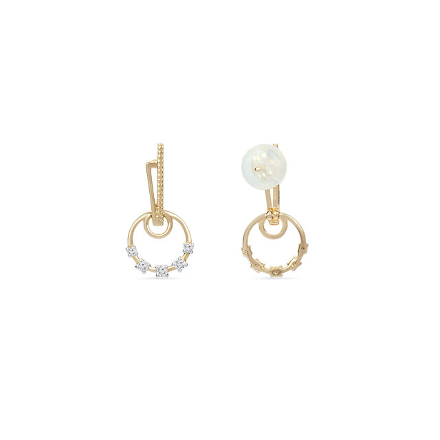 Tanishq 18KT Diamond Drop Earrings for Women 4