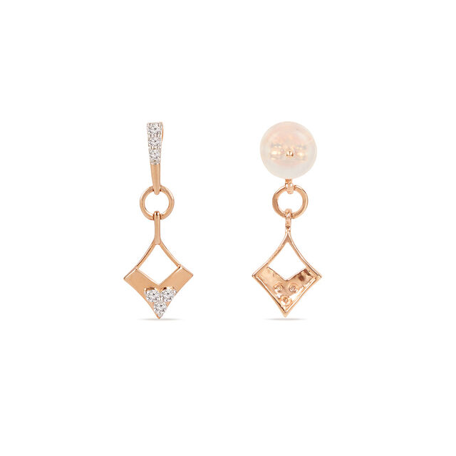 Tanishq 18KT Diamond Drop Earring for Women 3
