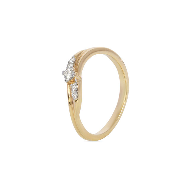 Tanishq 18KT Diamond Finger Ring 2