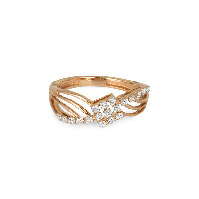 Tanishq 18KT Diamond Finger Ring for Women 
