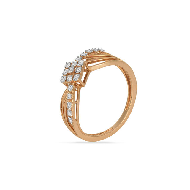 Tanishq 18KT Diamond Finger Ring for Women 2