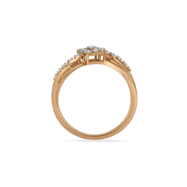 Tanishq 18KT Diamond Finger Ring for Women 3