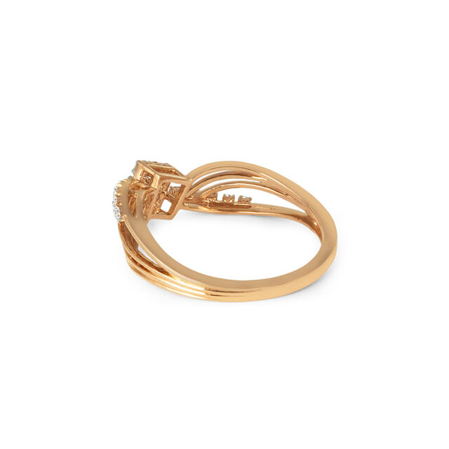 Tanishq 18KT Diamond Finger Ring for Women 4