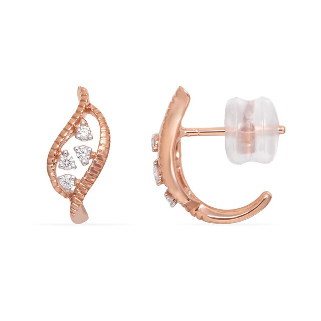 Tanishq 18KT Diamond Earrings 2