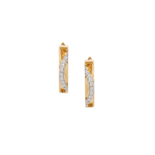 Tanishq 18KT Diamond Earrings for Women 